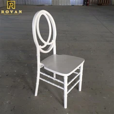 เก้าอี้จัดงานแต่งงานฟีนิกซ์ไม้สีขาว